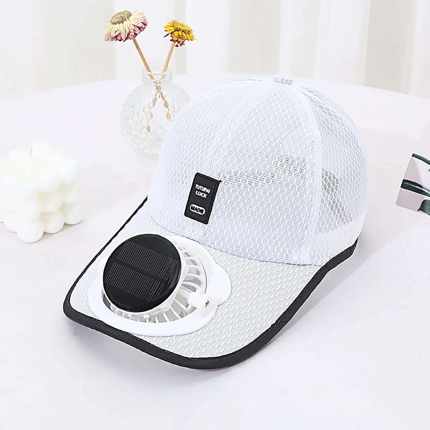 Solar Fan Hat - Solar Powered Fan Hat | Mens Baseball with Solar Fan | Outdoor Sports Baseball Caps Hats | Uv Block Sports