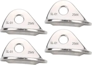 Stainless Steel Hanger Bolts, 4 Pcs for Rappelling and High Altitude