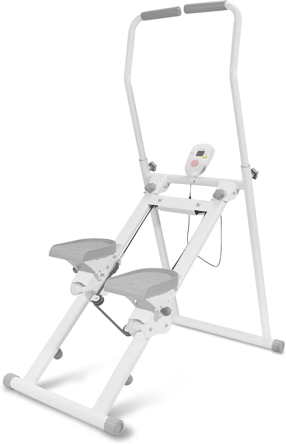 Stair Stepper for Home Gym, Vertical Stair Climber Cardio Exercise Machine,Foldable Stepping Machine with Adjustable Handlebar, Stair Master with 300LBS Loading Capacity
