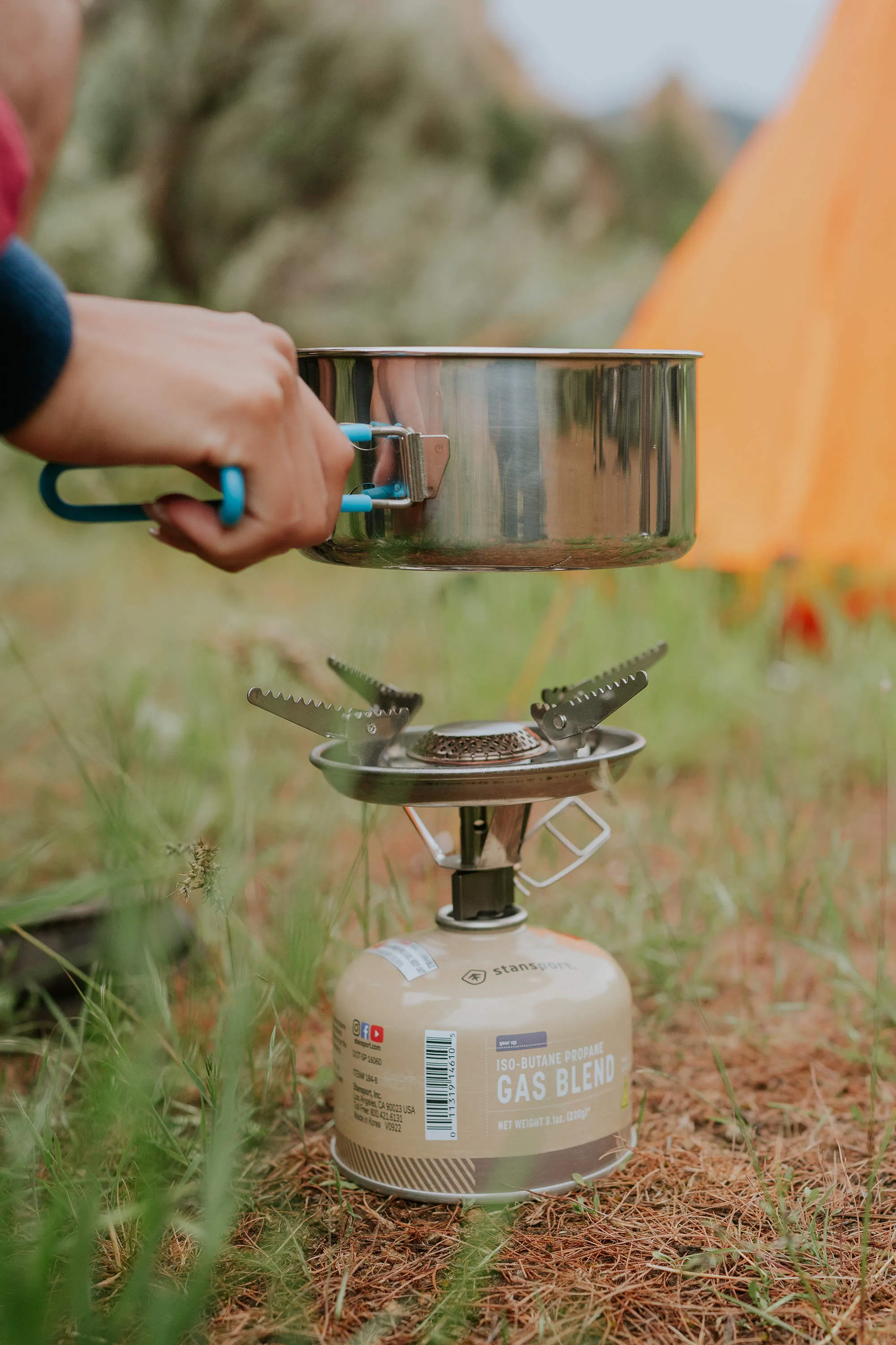 Stansford183-B Backpackers Mini Butane Stove