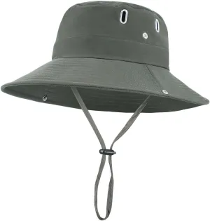 Summer Outdoor Fishing Hat Cowboy Fisherman Sunshade Hat Breathable Quick-Drying Uv-Proof Hiking Boonie Hat