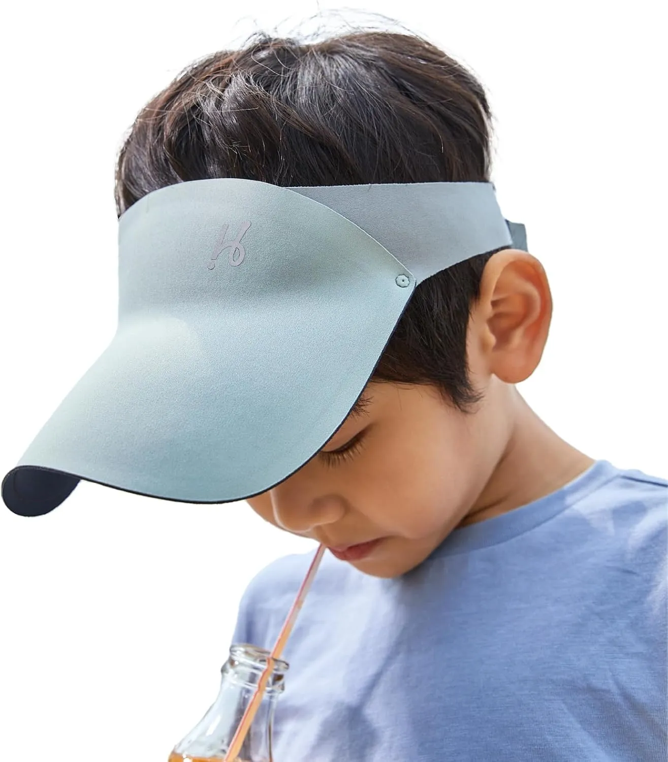 Sun Visor Hat for Toddler UPF53  Packable Lightweight Kids Sport Cap Sun Protection Hats for Girls Boys