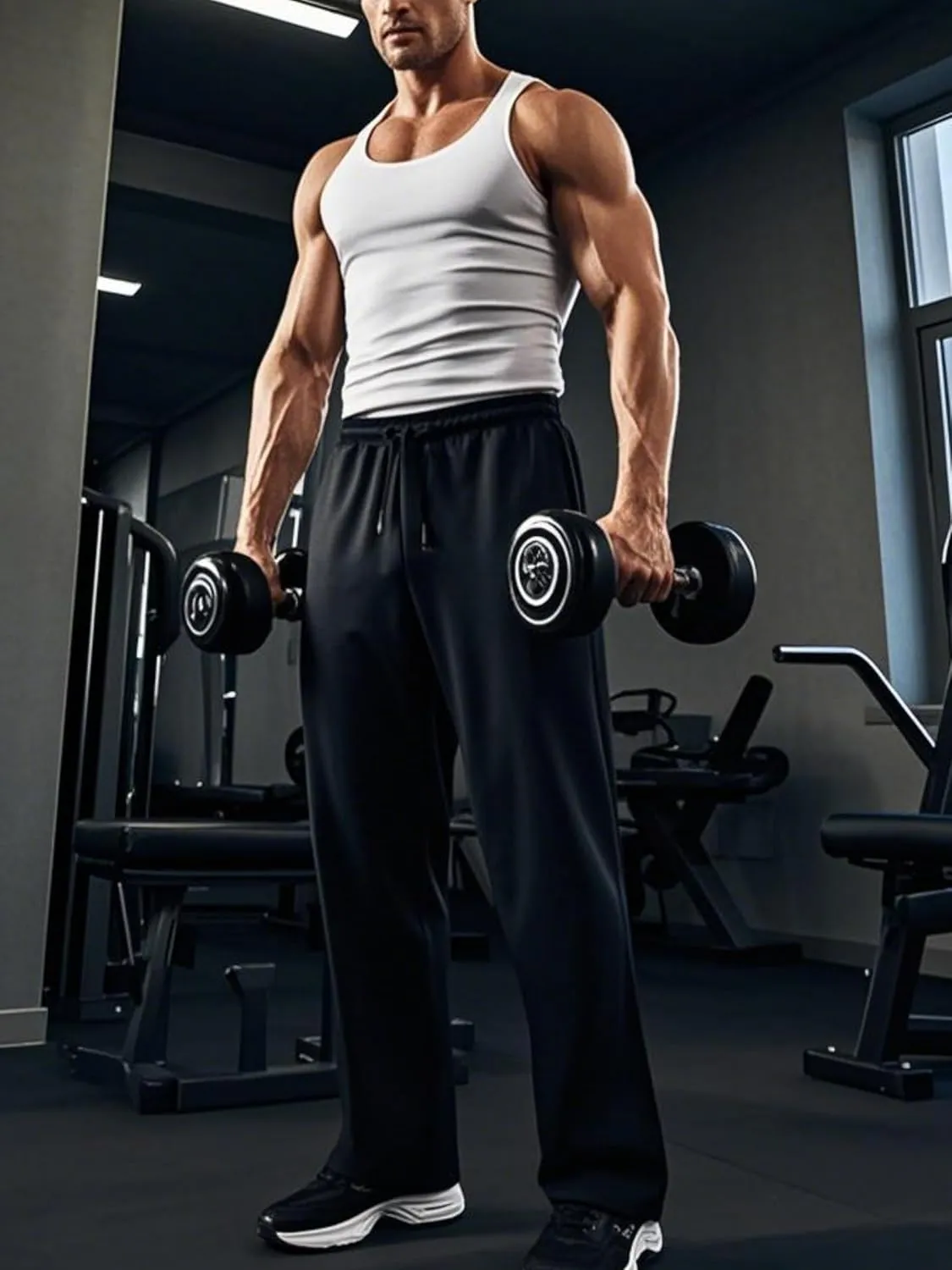 TACVASEN Mens Lighweight Hiking Pants Athletic Casual Quick Dry Stretch Water Resistant Joggers with Pockets Workout Gym