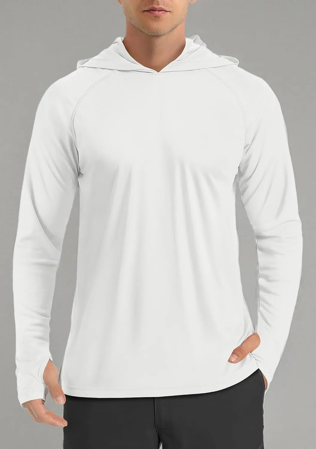 TACVASEN Men’s Sun Protection Shirts UPF 50  Rash Guard for Men Long Sleeve Lightweight SPF UV Hoodie Swimming Hiking