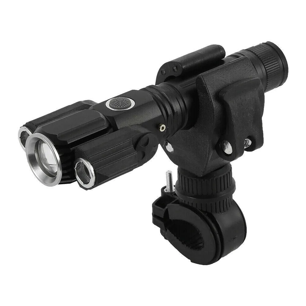 Torch Front & Rear Set Bike Bicycle Mountain LED Lights Rechargeable Lamp USB AU