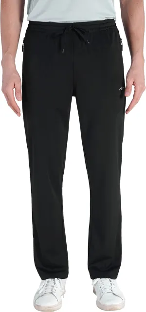 TRAILSIDE SUPPLY CO. Mens Lightweight Track Pants,Stretchy Pants with Zipper Pockets