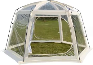 Transparent Tent, Garden Dome Bubble Tent, 3.5M 4-8 Person Bubble Tent Pop Up Gazebo, 360° Panoramic Transparency UV Resistant Sun Shelter Canopy Event Tent, for Backyard, Outdoor, Party