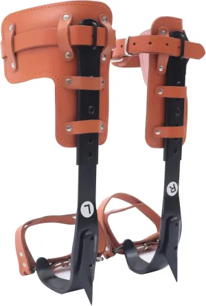 Tree Climbing Spike Set, Tree Climbing Gear Equipment Adjustable Tree Climbing Spike Tool Climbing Spikes Hold up to 220lbs for Picking Fruits, Hanging Items