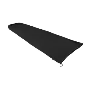Trekmates Microfleece Sleeping Bag Liner - Mummy Shape (Black)