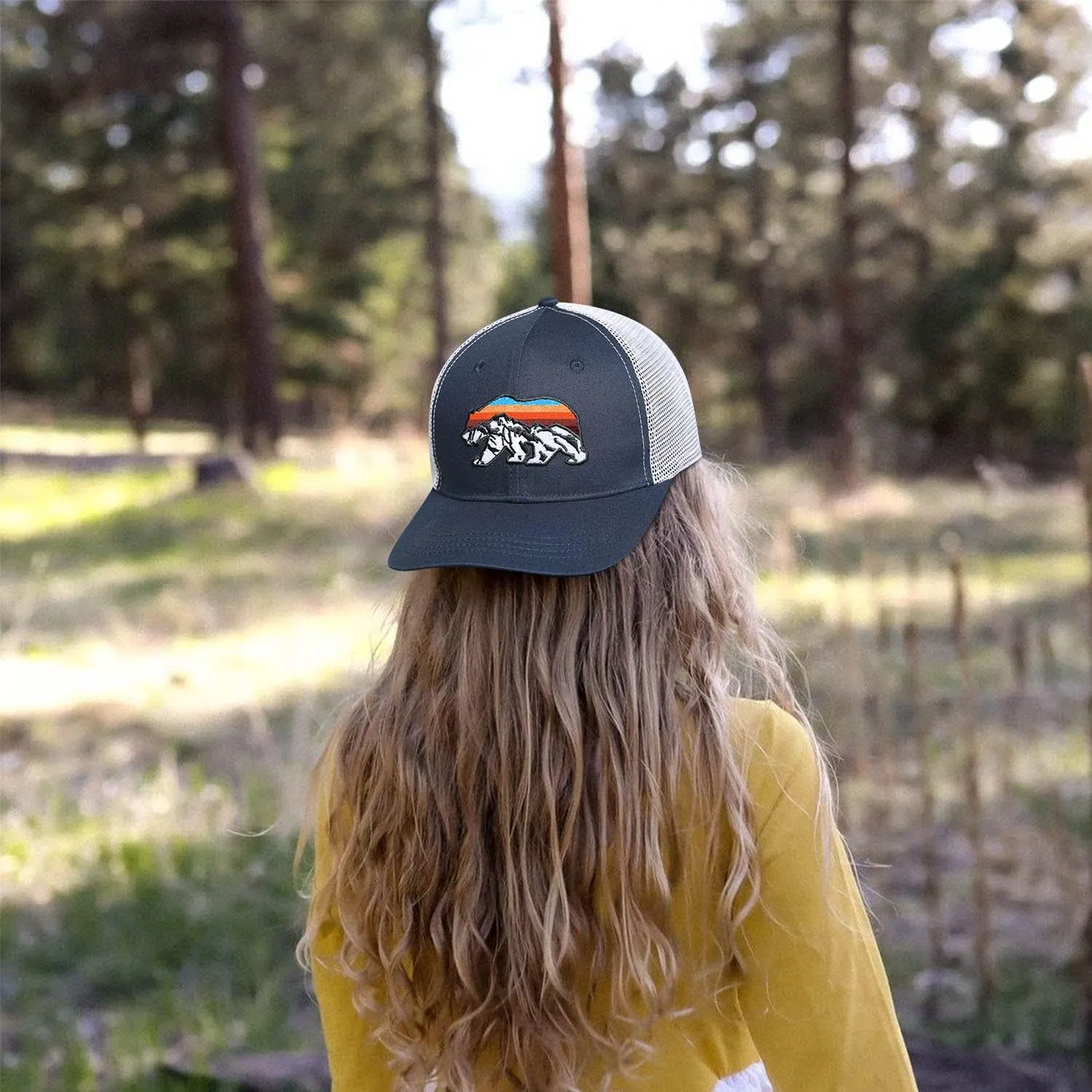 Trucker Hat for Men and Women - Outdoors Snapback Hats for Hiking, Climbing, Fishing, Outdoor Adventure