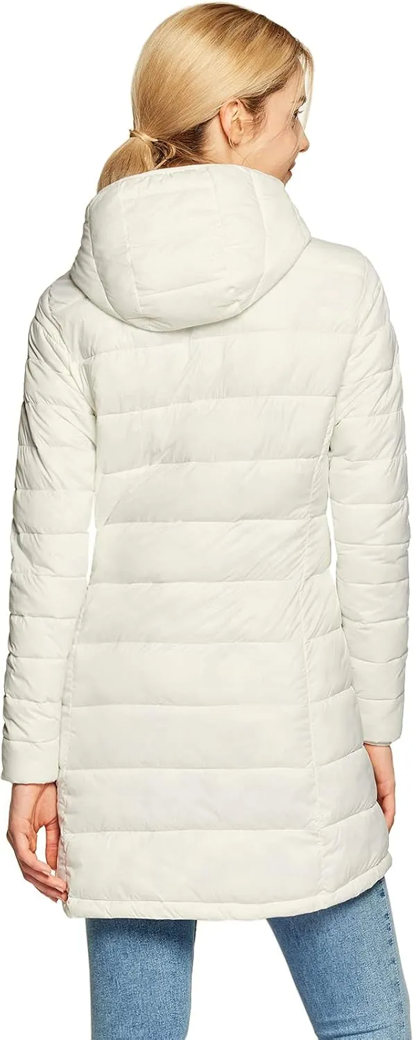 TSLA Women's Lightweight Packable Accent Puffer Jacket, Water-Resistant Winter Coat