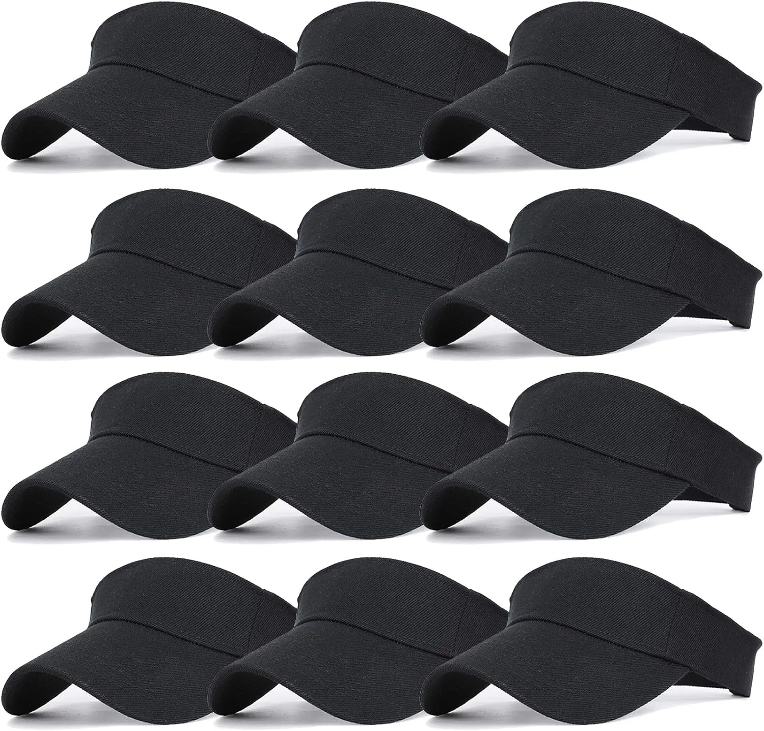 Ultrafun Unisex Sports Sun Visor Adjustable UV Protection Sun Hat Cap for Beach Pool Golf Tennis