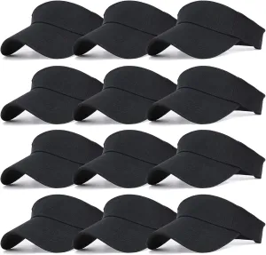 Ultrafun Unisex Sports Sun Visor Adjustable UV Protection Sun Hat Cap for Beach Pool Golf Tennis