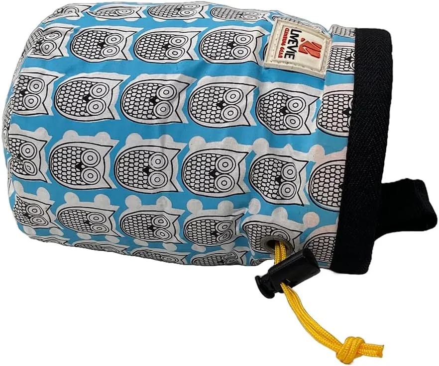 Ultralight Chalk Bag with Secure Cinch Closure and Durable Nylon Loop, Perfect for Rock Climbing, Bouldering, Crossfit, and Gymnastics