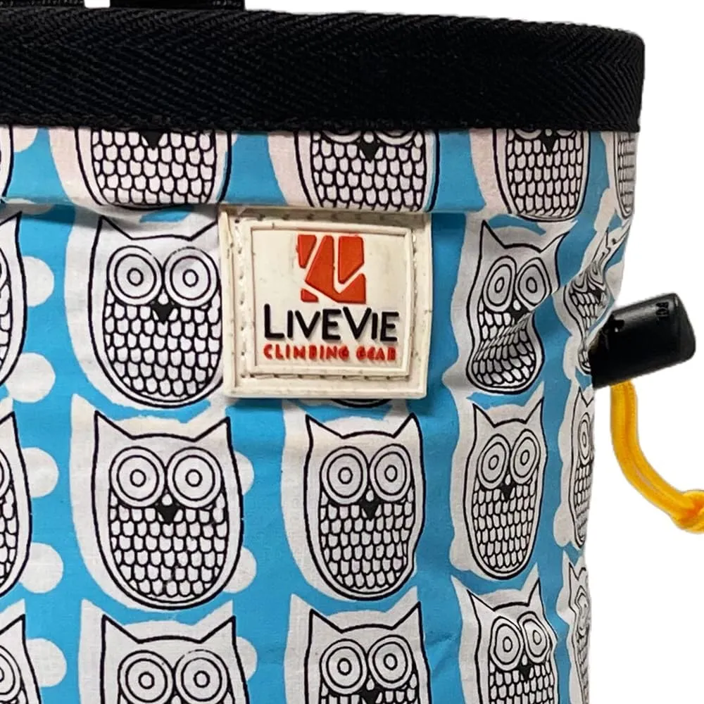 Ultralight Chalk Bag with Secure Cinch Closure and Durable Nylon Loop, Perfect for Rock Climbing, Bouldering, Crossfit, and Gymnastics