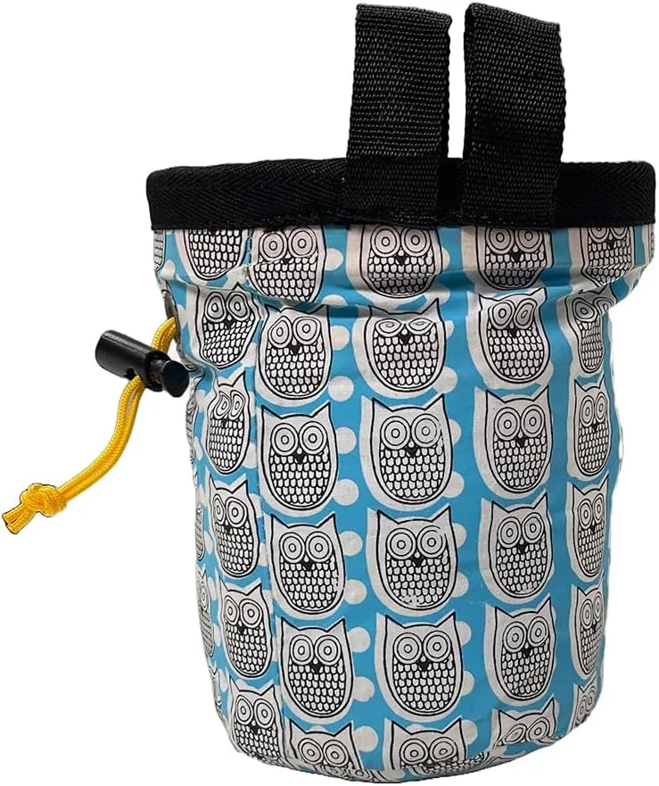 Ultralight Chalk Bag with Secure Cinch Closure and Durable Nylon Loop, Perfect for Rock Climbing, Bouldering, Crossfit, and Gymnastics