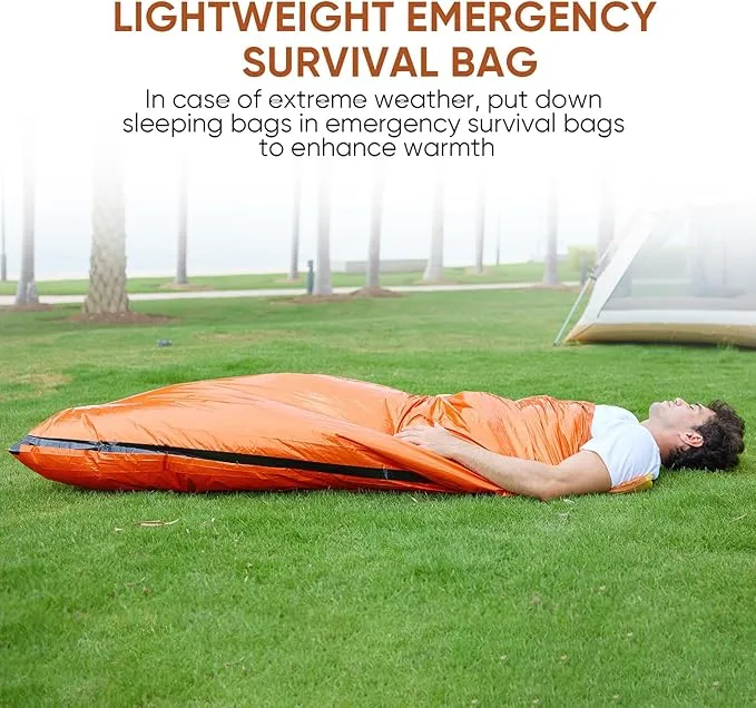 Ultralight Down Sleeping Bag for Adults, 32-55F 3 Season 650 Fill Down, Lightweight Compact Mummy Backpacking Sleeping Bag for Outdoor Camping and Hiking, Compressible -MFH500
