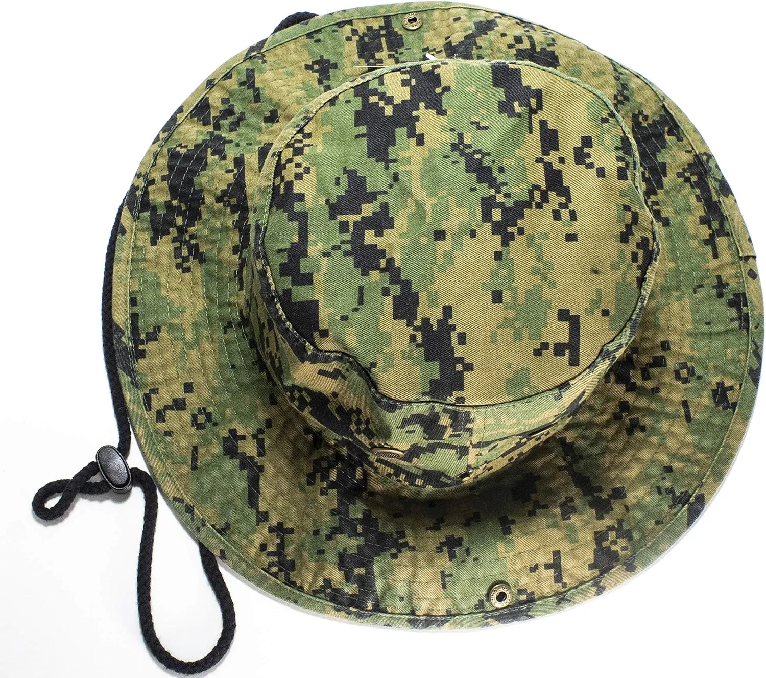 Unisex 100% Cotton Camo Bucket Hat Fishing Hunting Camping Safari Boonie Sun Summer