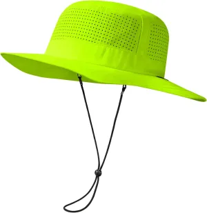 UPF 50  Bucket Sun Hat with Laser Perforated Mesh Cooling Adjustable Breathable Lightweight for Outdoor Men Women