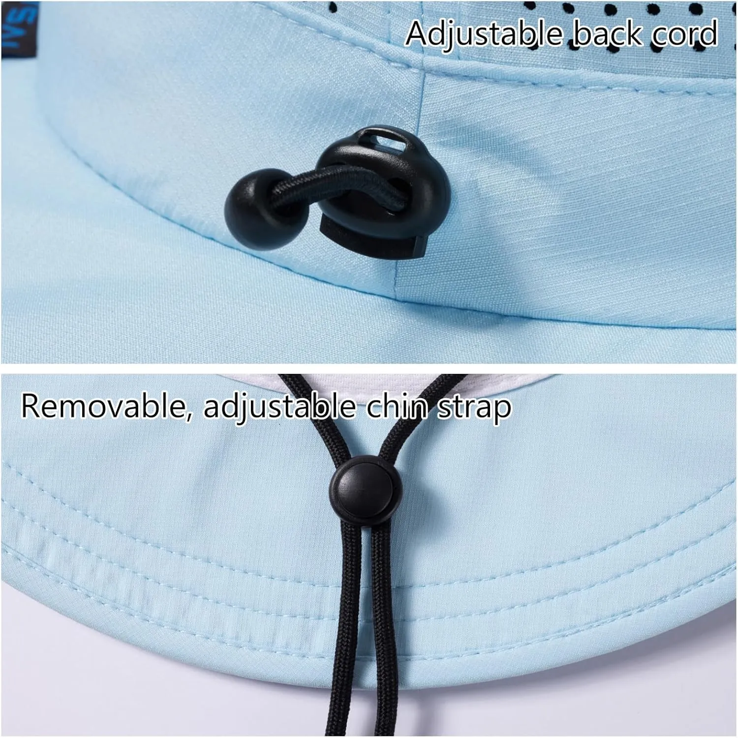 UPF 50  Bucket Sun Hat with Laser Perforated Mesh Cooling Adjustable Breathable Lightweight for Outdoor Men Women