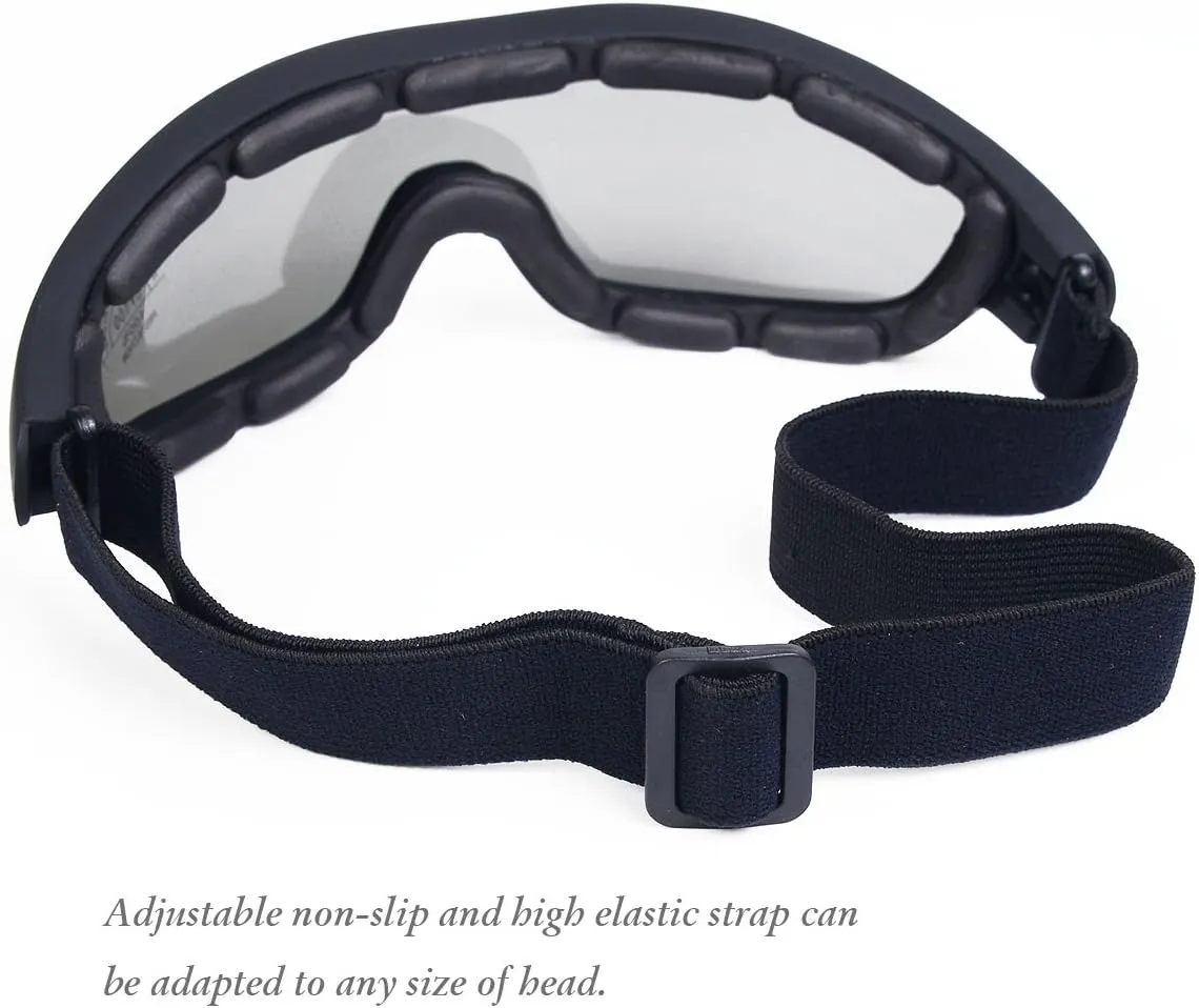 UV Protective Outdoor Glasses Motorcycle Goggles Military Sunglasses Tactical Goggles