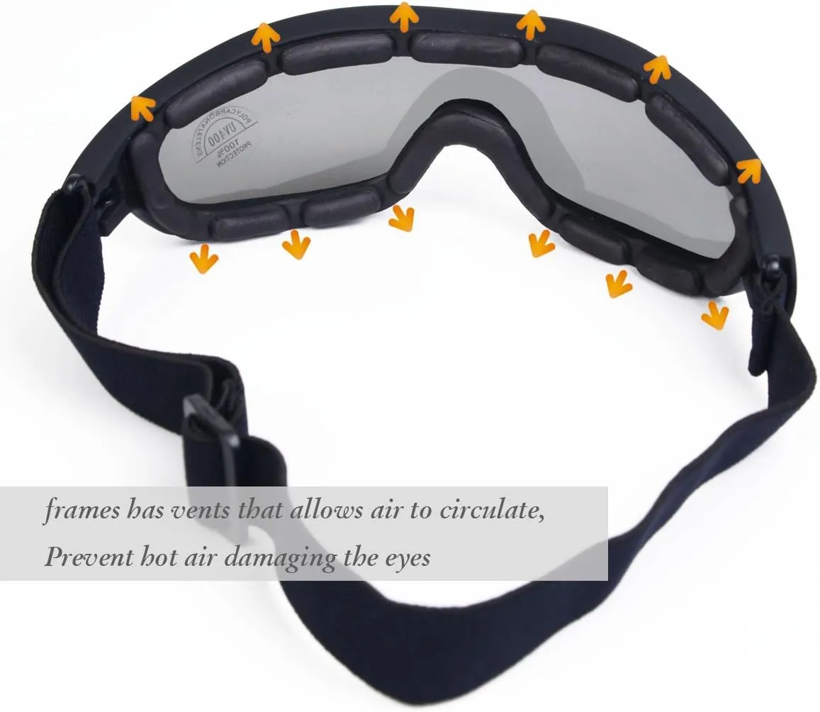 UV Protective Outdoor Glasses Motorcycle Goggles Military Sunglasses Tactical Goggles