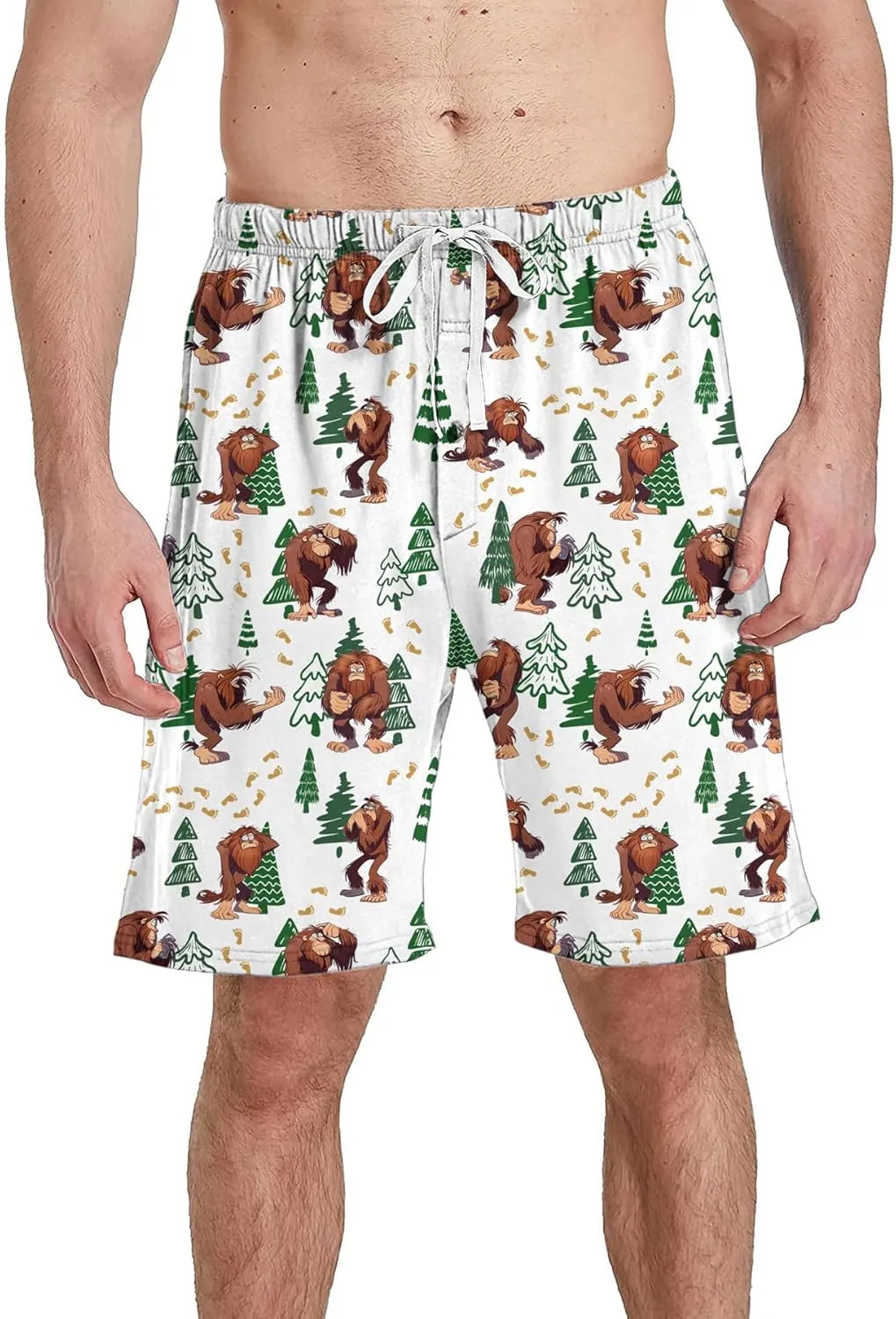 Vogseek Pajama Shorts for Men, Men's Pajama Bottoms, Sleep wear Pjs Pants