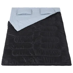 w/ Stable Bag 2-in-1 Case Pillows, Black/Gray Double Loyal customers - Carrying 2 Sleeping