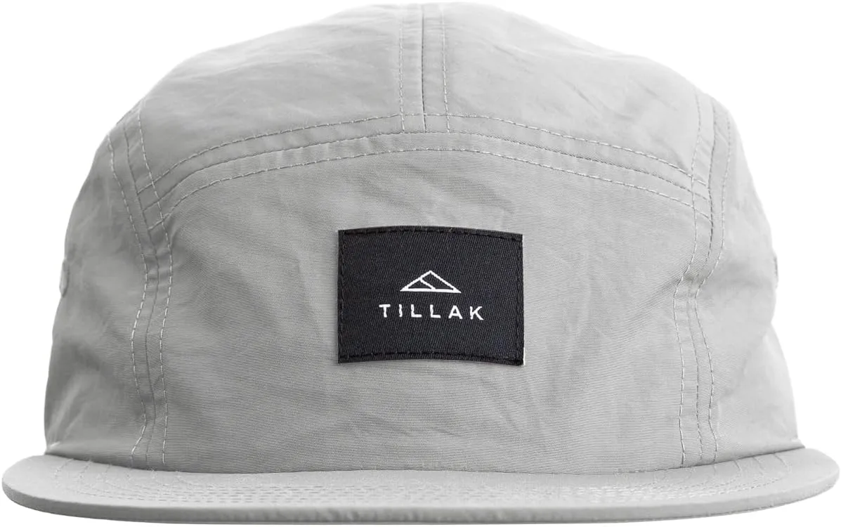 Wallowa Camp Hat, Lightweight Nylon 5 Panel Cap with Snap Closure