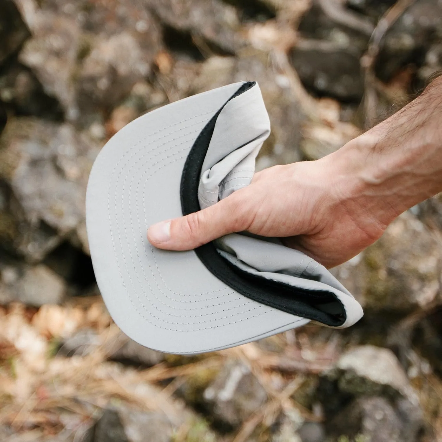 Wallowa Camp Hat, Lightweight Nylon 5 Panel Cap with Snap Closure