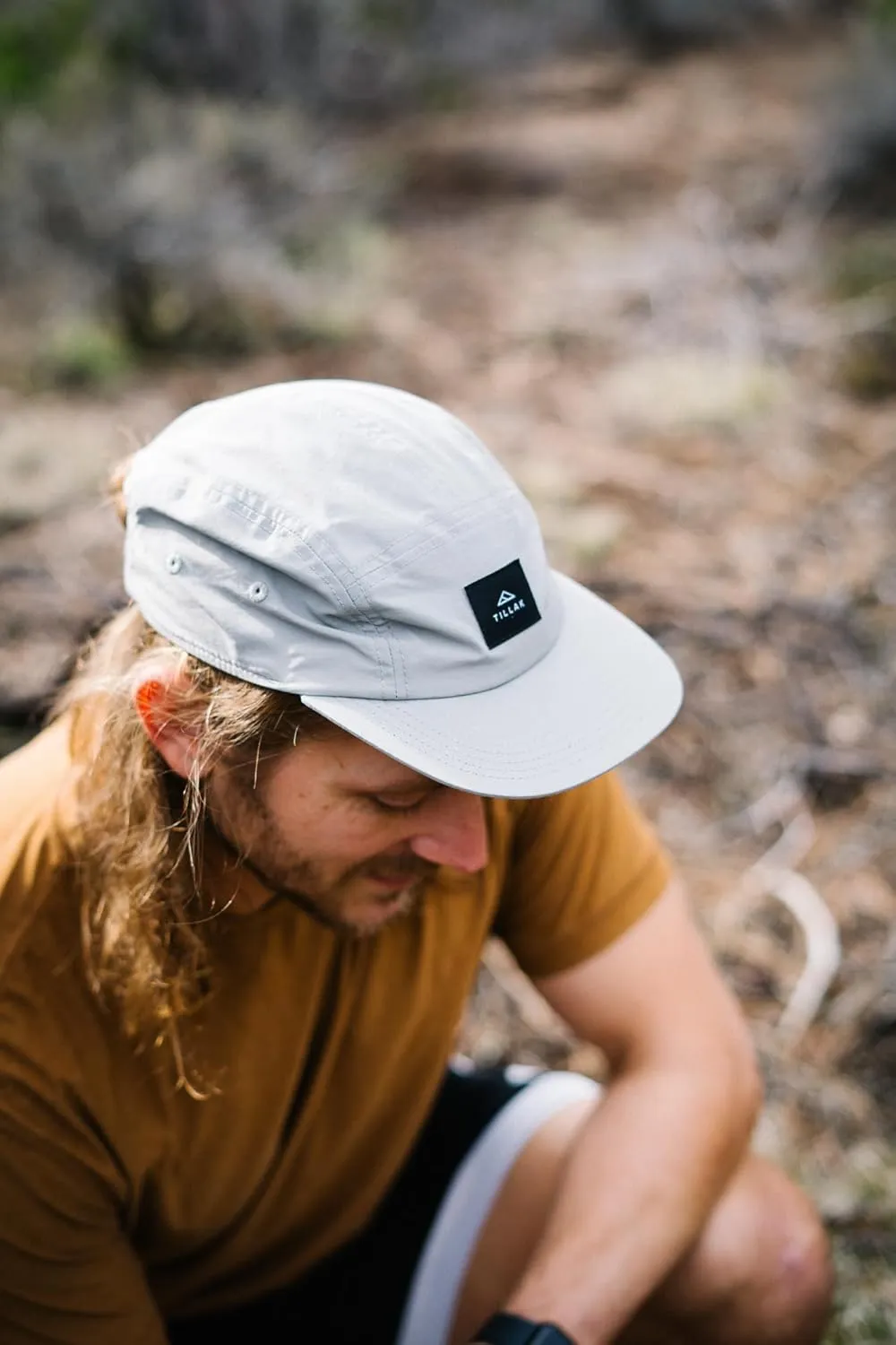 Wallowa Camp Hat, Lightweight Nylon 5 Panel Cap with Snap Closure