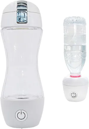 Water Purifiers, Portable Hydrogen Water Bottle Generator Ionized Mode 3 Mins and 5 Mins Make Hydrogen Content Up to 1000-1500 PPB Eco-Friendly Tritan Plastic Bottle for Hiking, Camping 350Ml