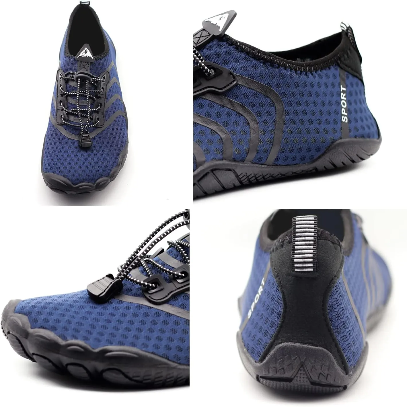 Water Shoes for Men Women Quick-Dry Lightweight Barefoot Swim Beach Pool Surf Camping Aqua Rock Climbing Sports Hiking Walking Shoes Socks