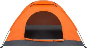 Waterproof Camping Dome Tent: Lightweight 1-Person Shelter with UV Protection & Ventilation for Family Outdoor Adventures