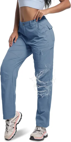 WENRONSTA Women's Hiking Cargo Pants Lightweight Quick Dry Waterproof UPF 50  Camping Fishing Travel Outdoor Work Pants