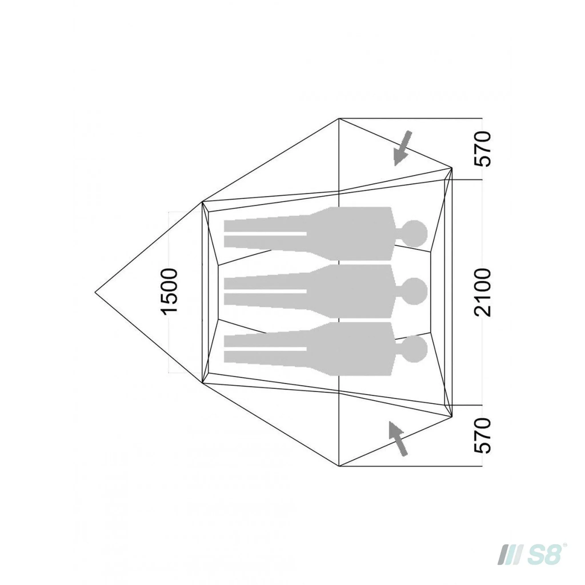 Wilderness Equipment Space 3 (mesh inner)