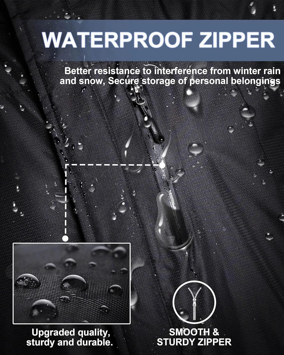 Winter Jackets Coats for Men Waterproof Ski Snow Coat