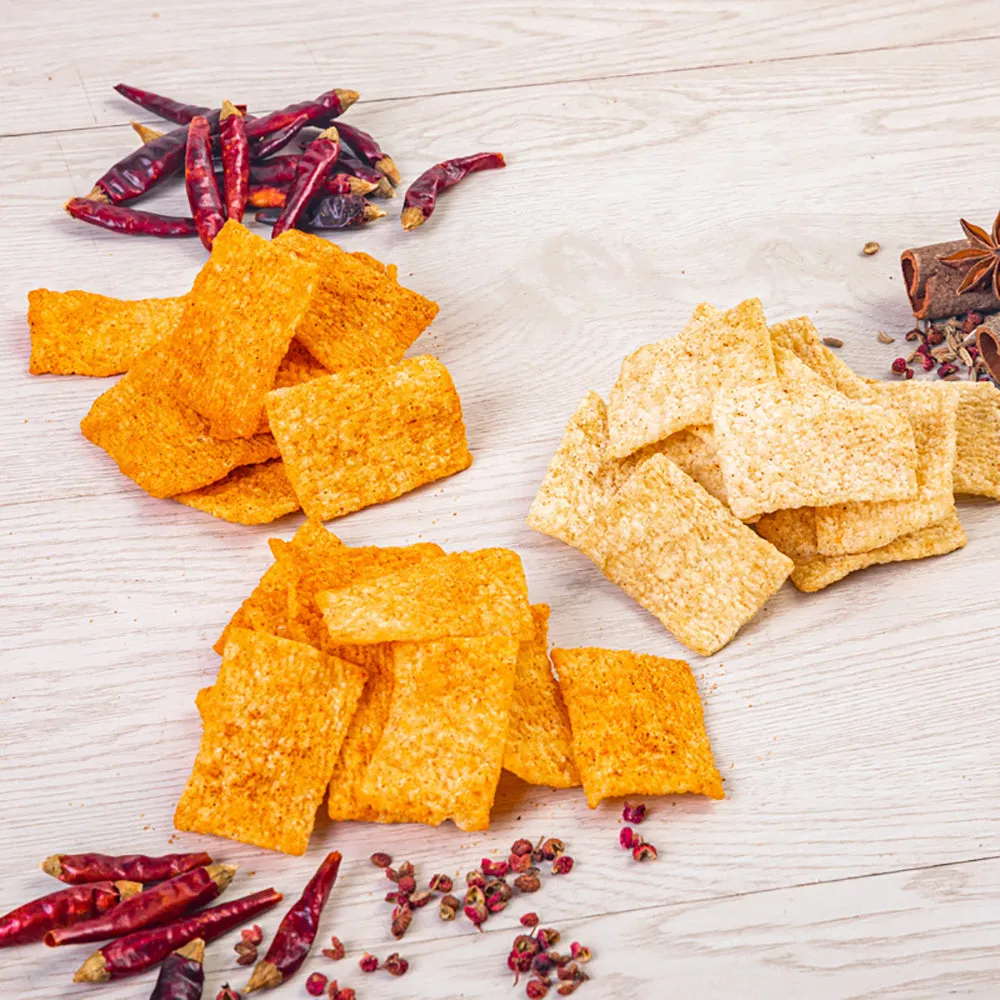 Wolong Laozao Spicy Rice Crackers - 138g