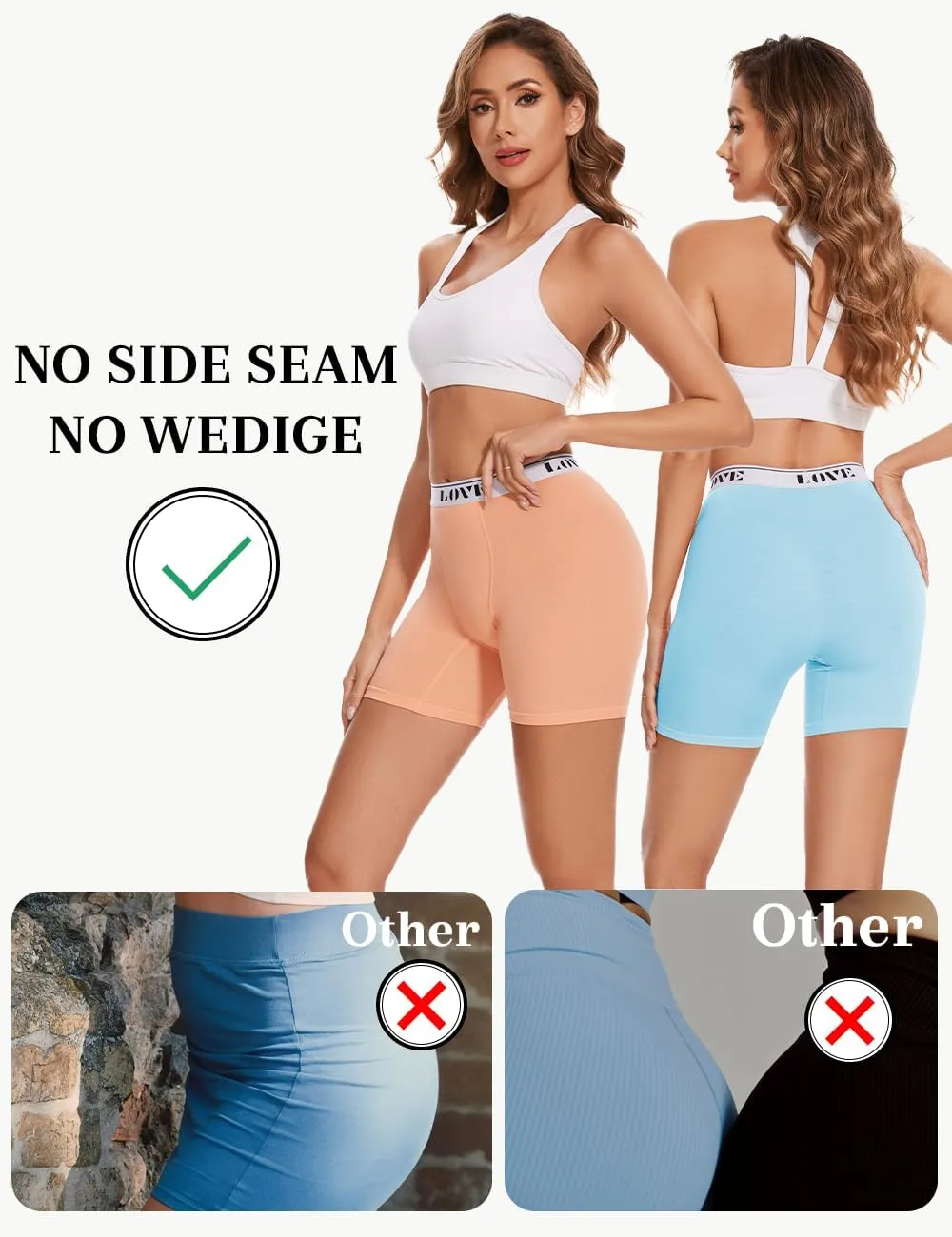 Womens Boxer Briefs High Waisted Modal Boy Shorts Underwear