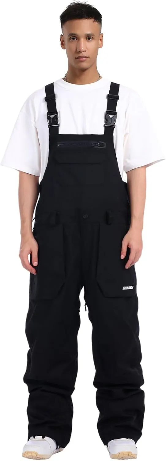 Womens Mens Snowboard Bibs Ski Pants snowboarding Overalls Waterproof Windproof Adjustable Straps Winter Sport