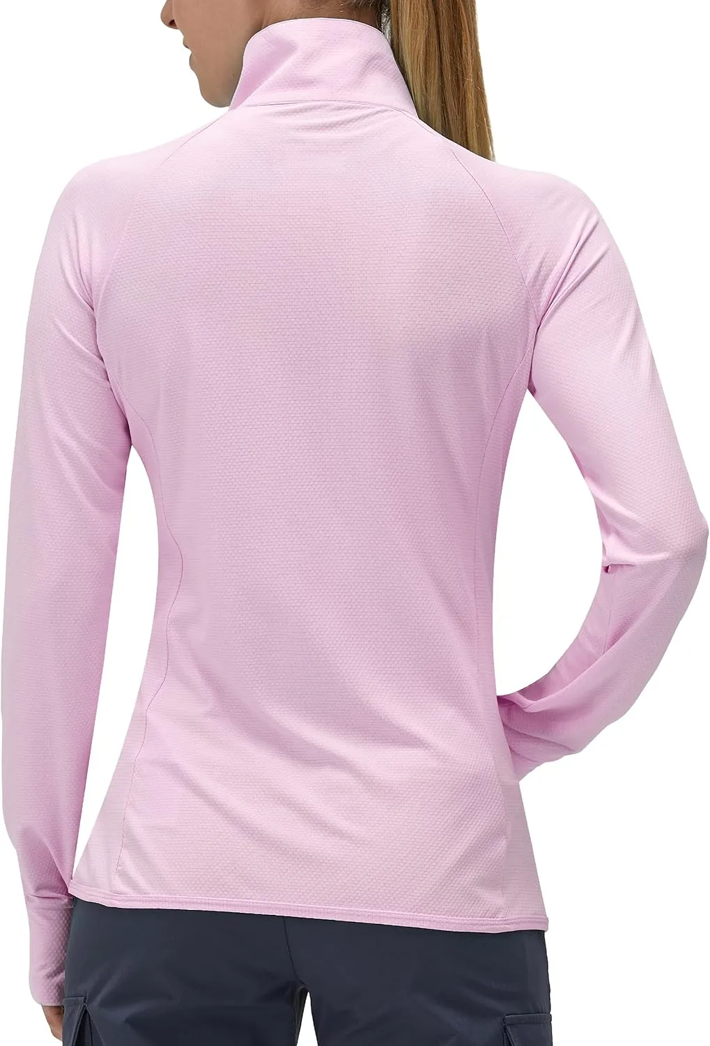 Women's UPF 50  UV Sun Protection Clothing Long Sleeve Athletic Hiking Shirts Lightweight SPF Zip Up Outdoor Jacket