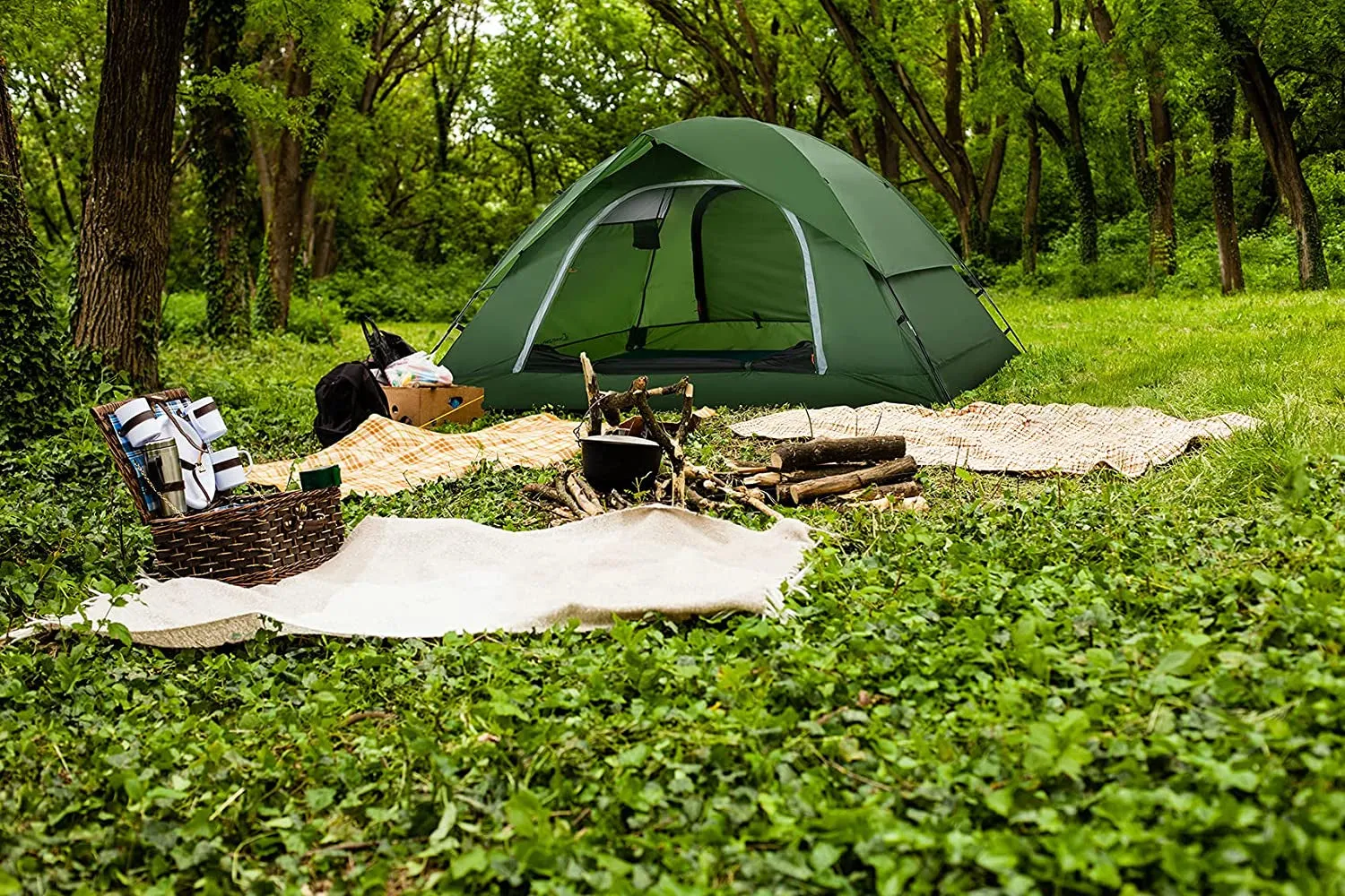 Woodland Gathering: Tents for 2, 4, or 6 - Enjoy Waterproof Adventures Together