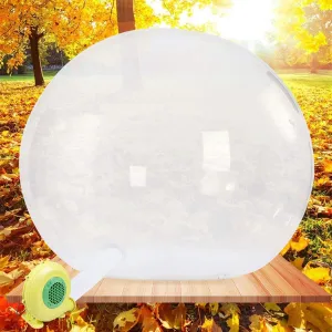 YIYIBYUS Inflatable Bubble Igloo Tent Transparent Dome with Blower,Outdoor Single Inflatable Bubble Tent Family Camping Backyard Transparent for Outdoor Camping Product Showcase Advertising