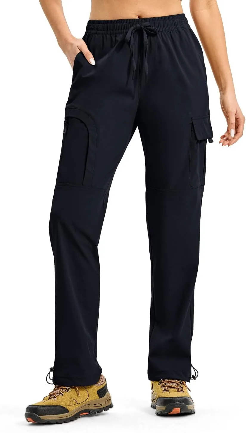 YSENTO Womens Cargo Pants Lightweight Water Resistant Quick Dry Camping Travel Hiking Pants with Pockets